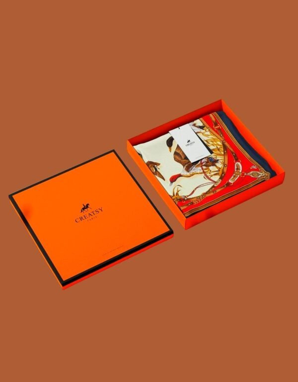 printed scarves packaging boxes