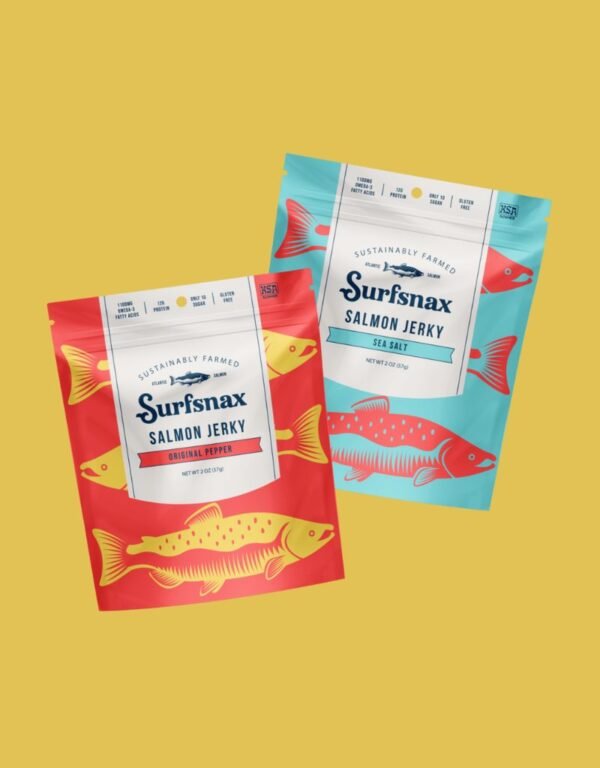 printed custom fish food packaging